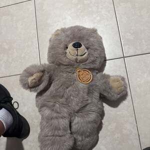 CuddleWitts Gray Plush Teddy Bear Stuffed Animal Toy